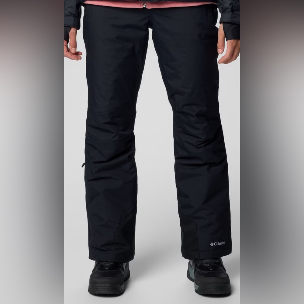 Columbia Women's Bugaboo OmniHeat Snow Ski Pants. Black. Size Large Short